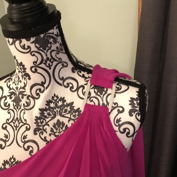 Laundry by Shelli Segal Magenta Dress - Size 8 - Picture 3 of 3